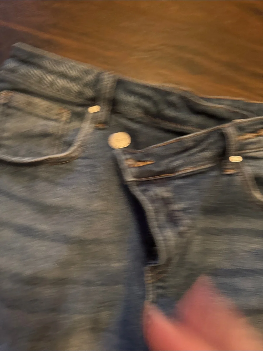 Wilfred Distressed Denim Jean Shorts - Blue